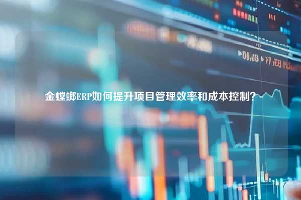 金螳螂ERP如何提升项目管理效率和成本控制？