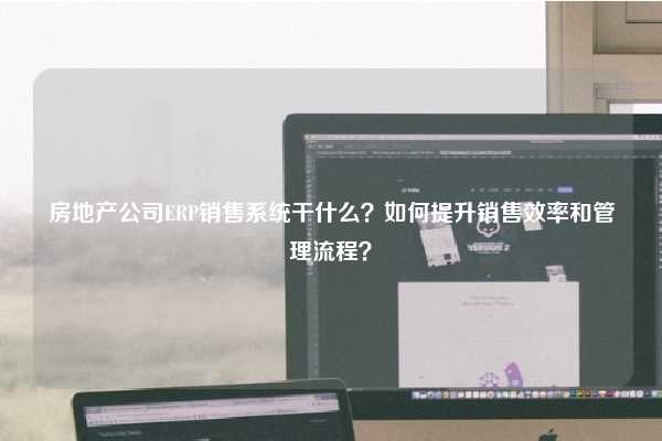 房地产公司ERP销售系统干什么？如何提升销售效率和管理流程？