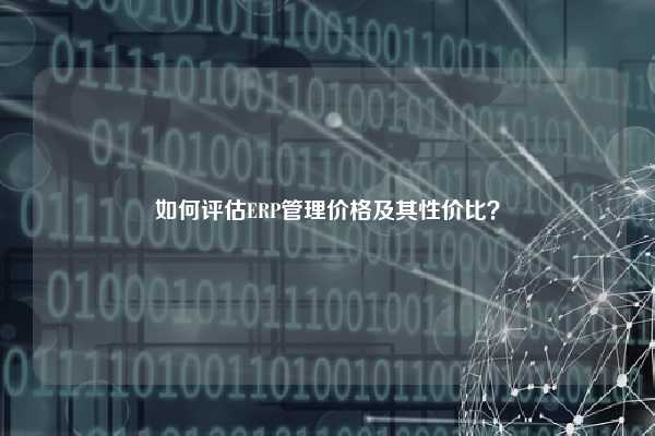 如何评估ERP管理价格及其性价比？