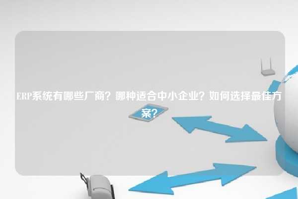 ERP系统有哪些厂商？哪种适合中小企业？如何选择最佳方案？