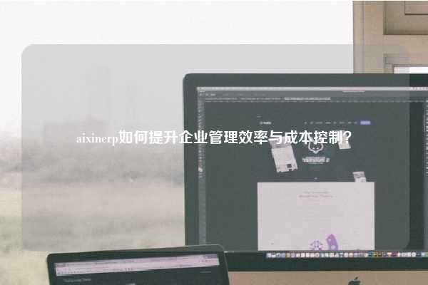 aixinerp如何提升企业管理效率与成本控制？