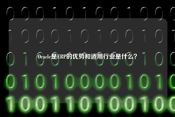 Oracle是ERP的优势和适用行业是什么？